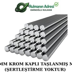 Ø25 mm Krom Kaplı Taşlanmış Mil (Sertleştirme Yoktur)
